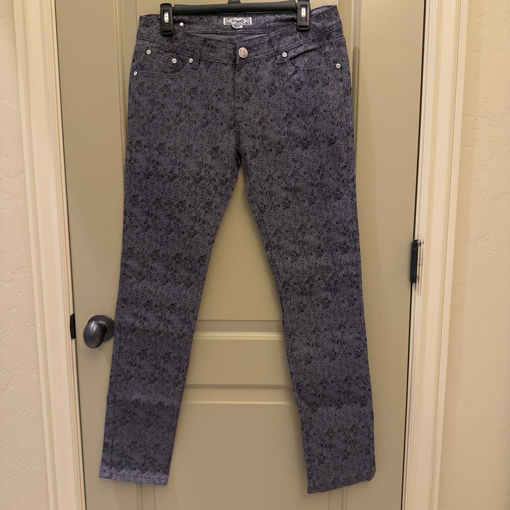 Womens Crunch Floral Print skinny jeans